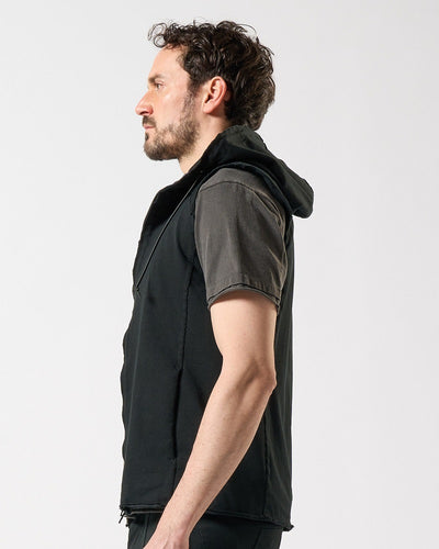 cut-off hooded vest