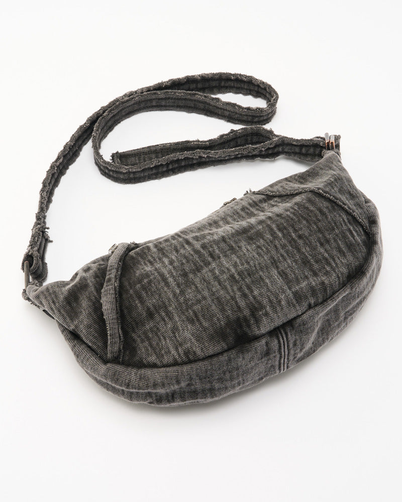 ゆうま様 wjk EX.HEAVY CRESCENT MOON BAG ブラック wjk ショルダーバッグ big crescent moon bag メンズ : ZOZOTOWN