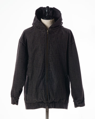 ex.heavy zip hoodie