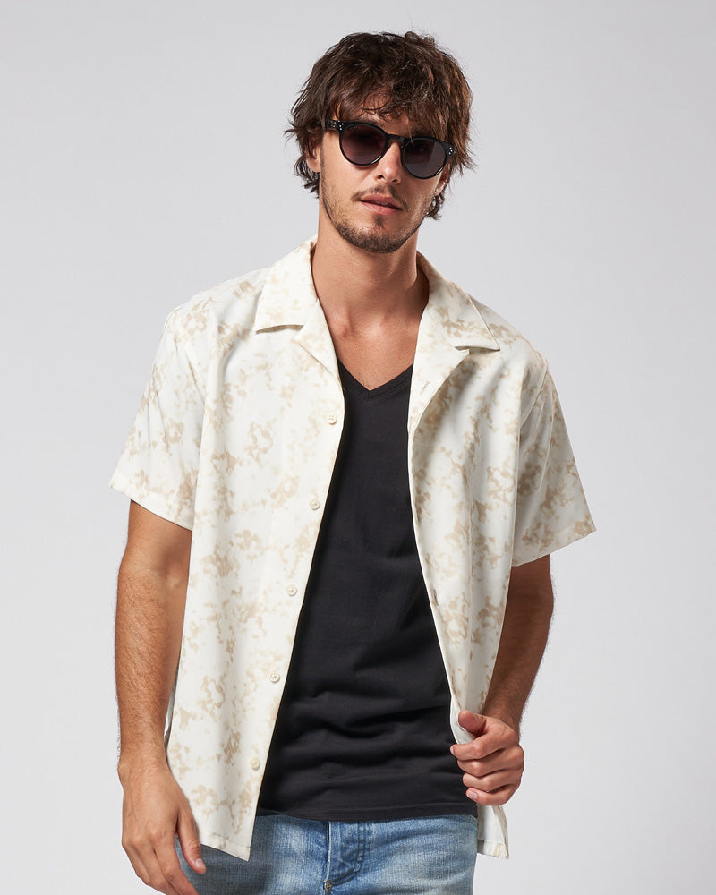 patterned s/s shirt
