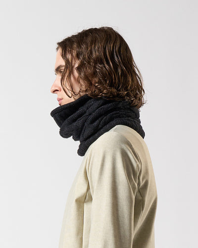 plating cable knit snood