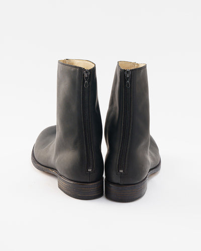 center seam back-zip boots（GUIDI calf）