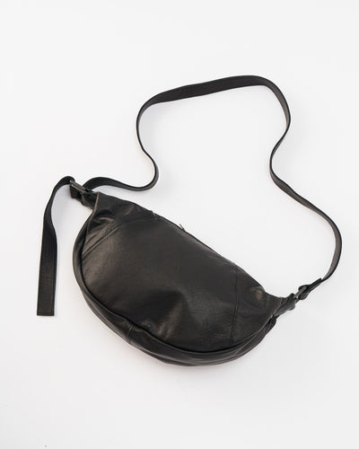 leather crescent moon bag