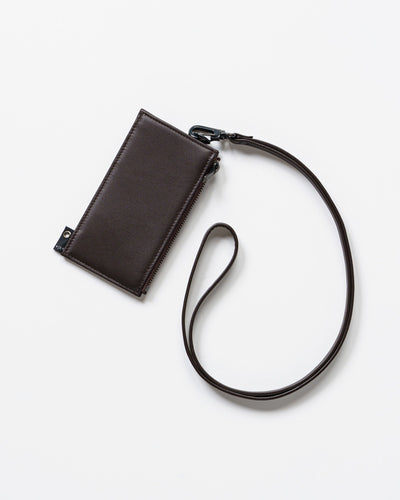 leather neck wallet