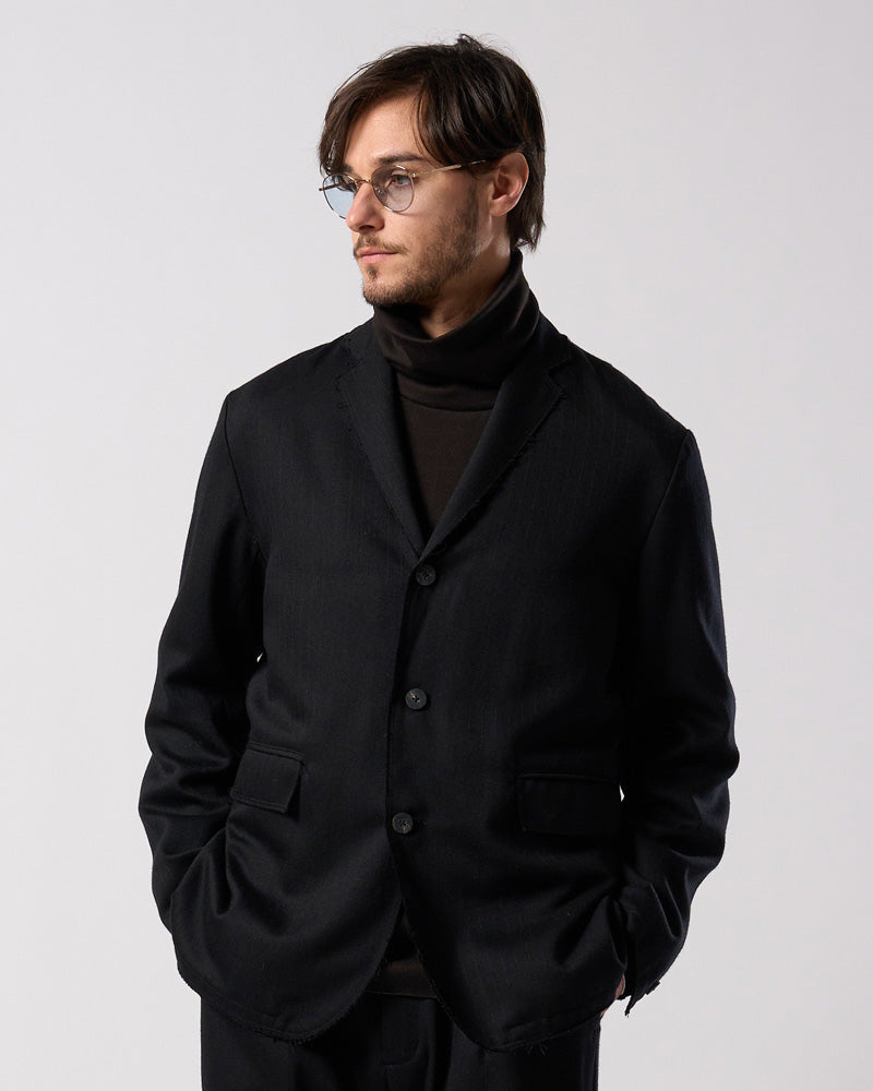 venetian stripe single jacket