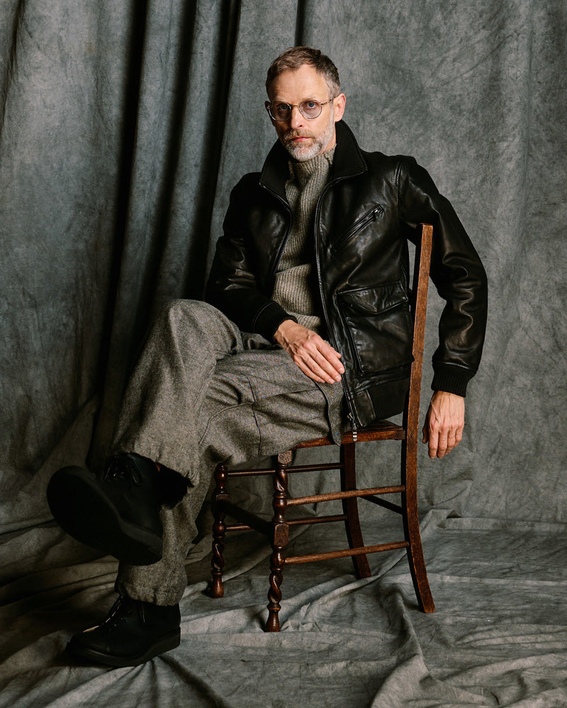leather rib jersey type A-2