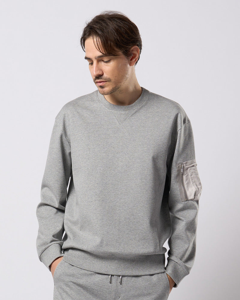 utility pocket sweatshirt