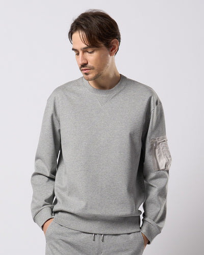 utility pocket sweatshirt