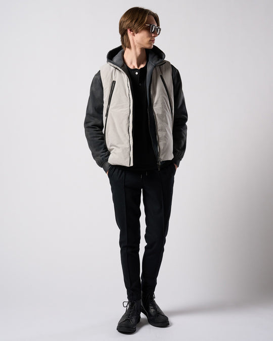 solid zip vest