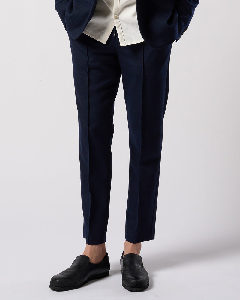 comfort pin-tuck slim slacks