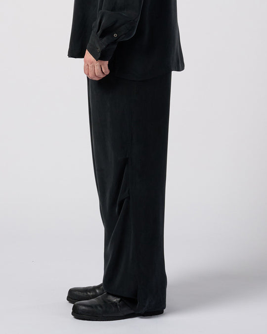 cupro vintage knee tuck easy pants