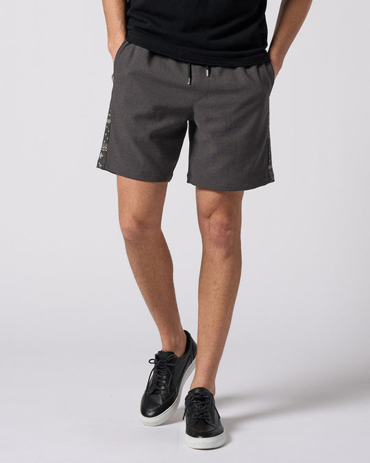 bandana print panel shorts
