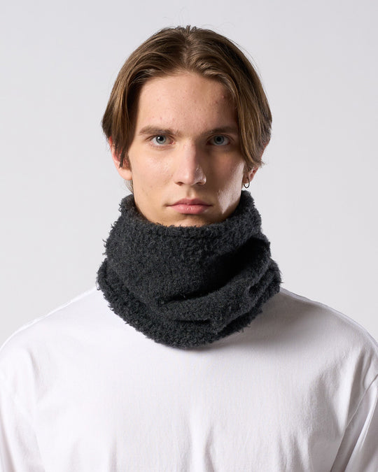 fancy yarn knit snood