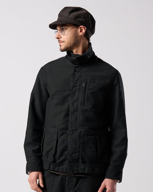 heavy moleskin short coverall jacket