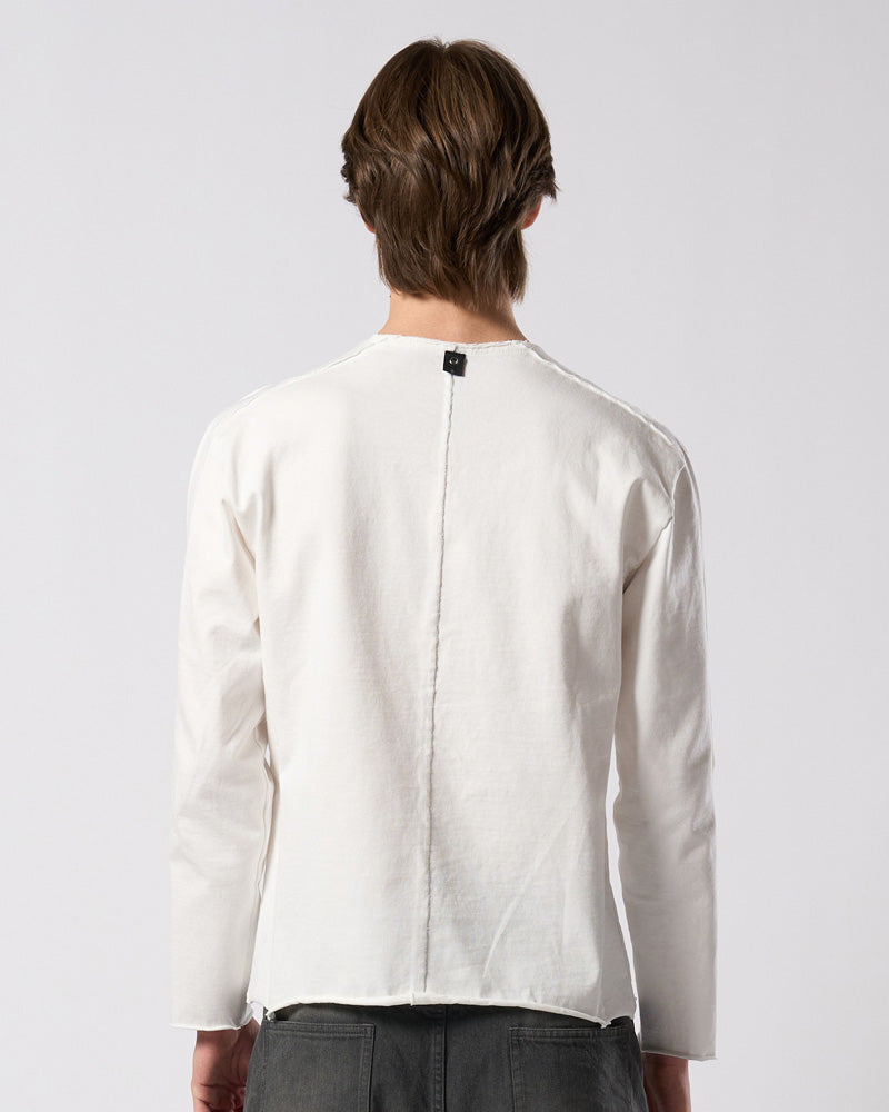 tight jersey cut-off L/S