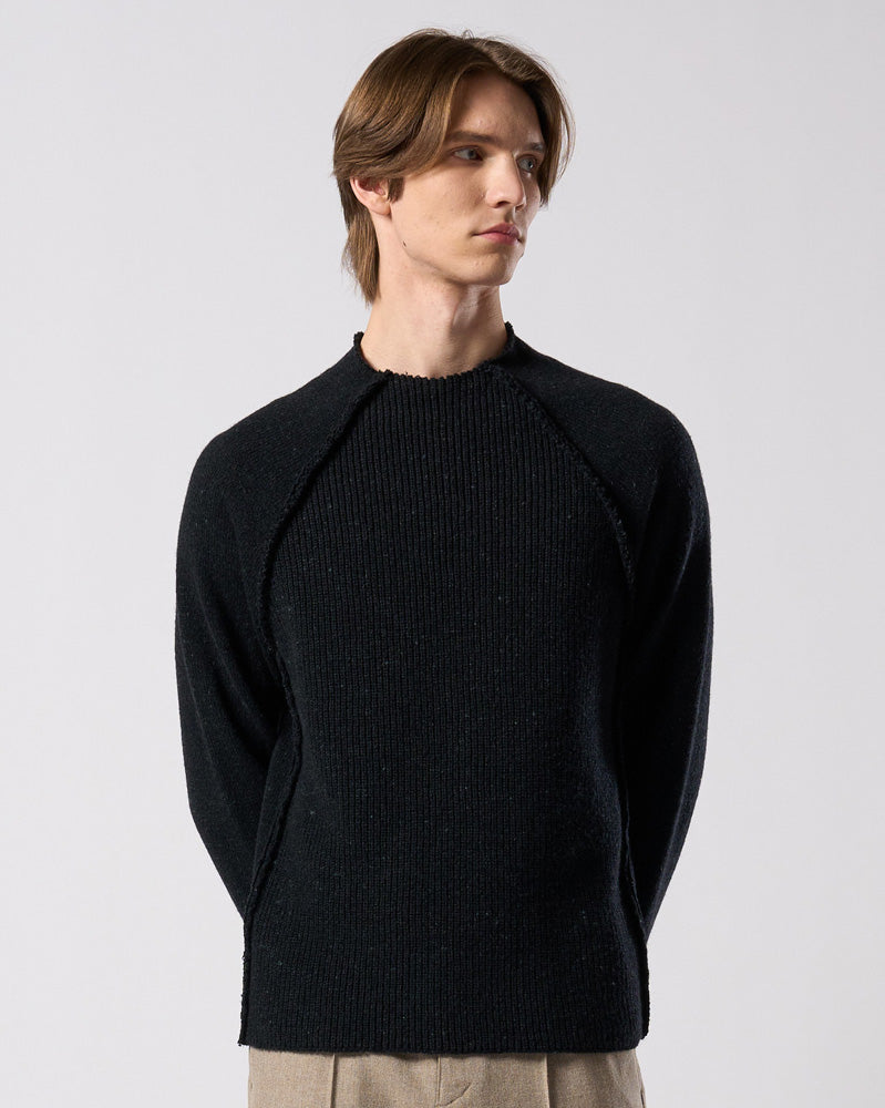 lomond×powder line high-neck knit
