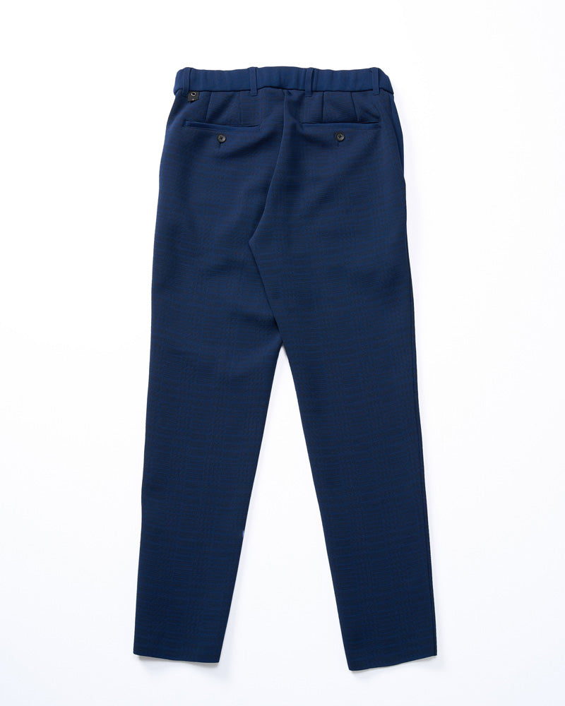【muta × wjk】function knit easy slacks(jacquard check)