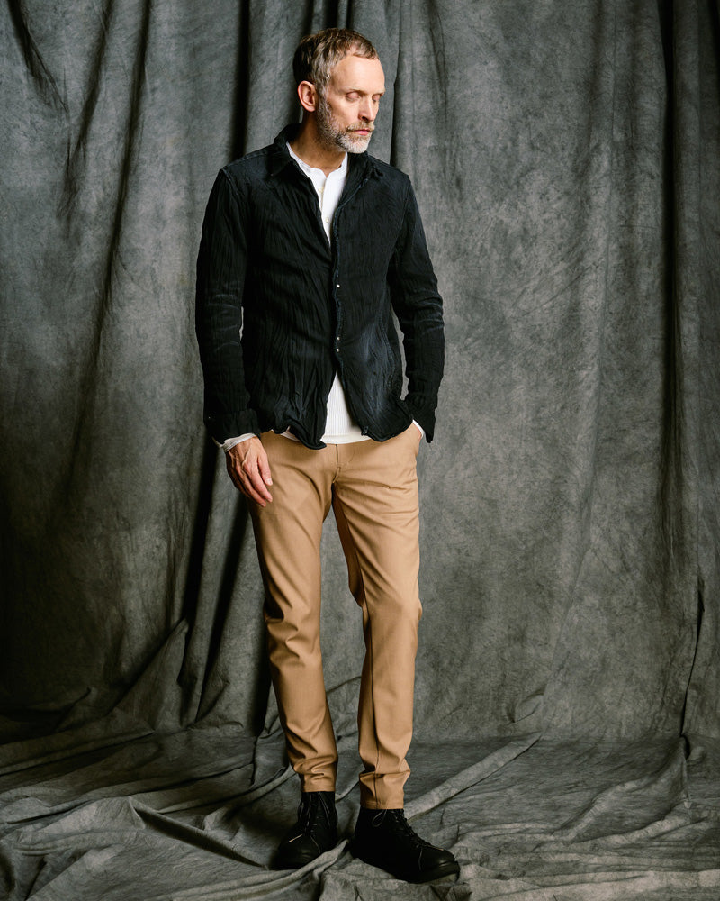 3D banana slim pants