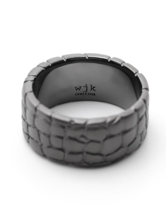 IVXLCDM ×wjk  croco pattern middle ring