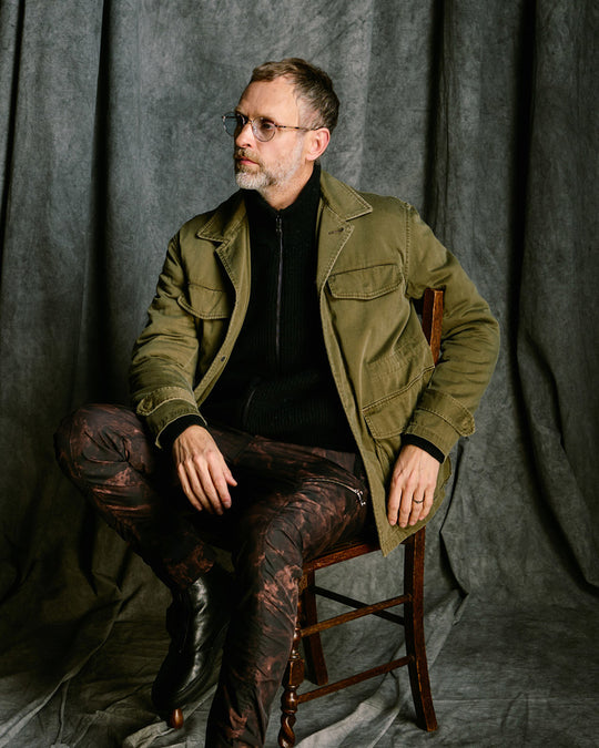 sulfur dyed M47 shirt jacket