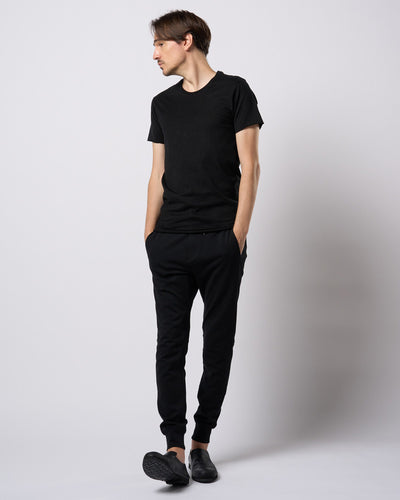 cut-off crew-neck S/S