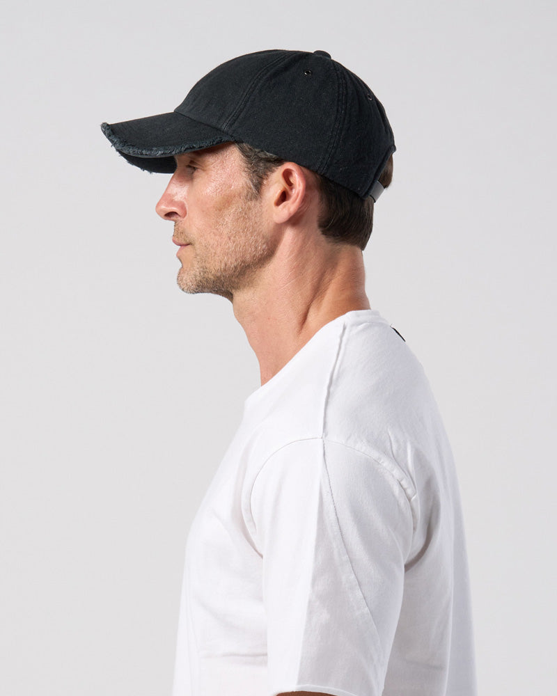 cotton linen herringbone aging B.B.cap