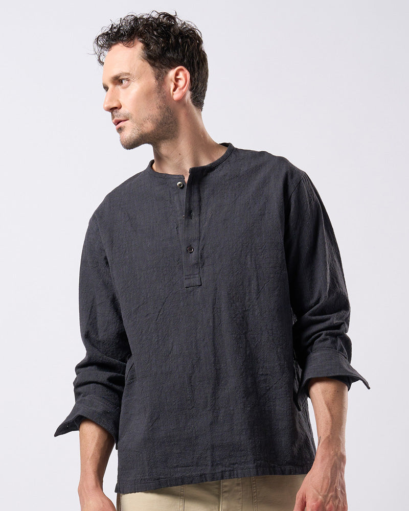 sleeping shirt(uneven yarn cotton)