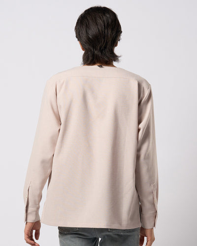 boat V-neck pullover shirt