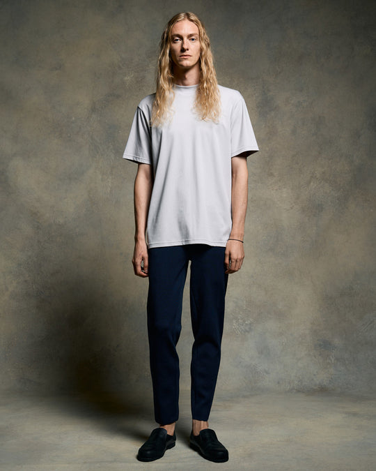 function knit easy slacks (jacquard check)