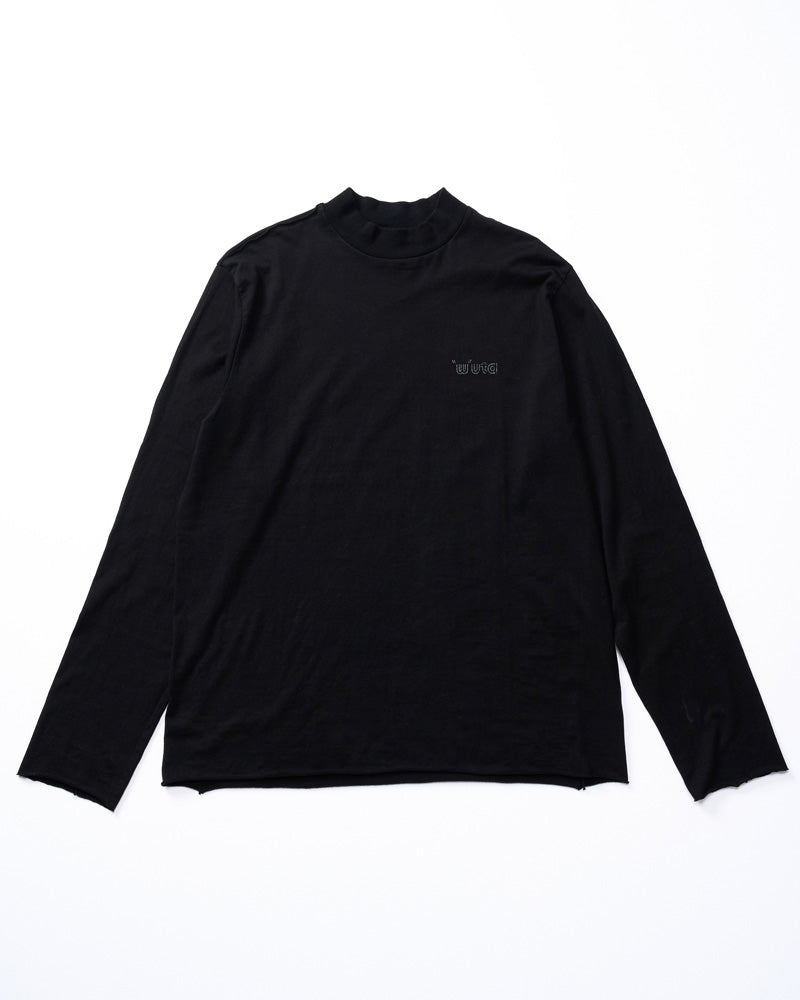 【muta × wjk】cut-off mock-neck L/S(printed)
