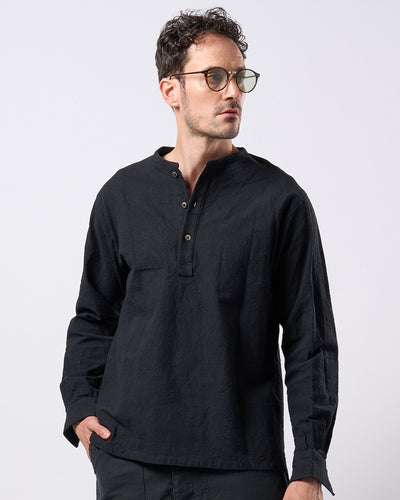 sleeping shirt(uneven yarn cotton)