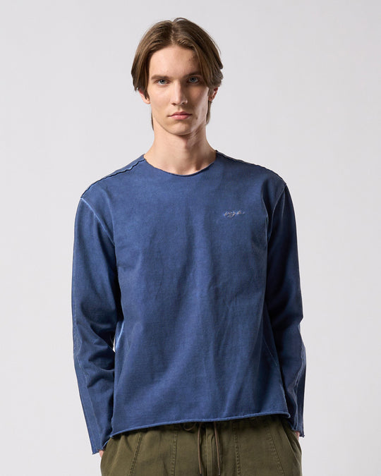 tight jersey cut-off L/S