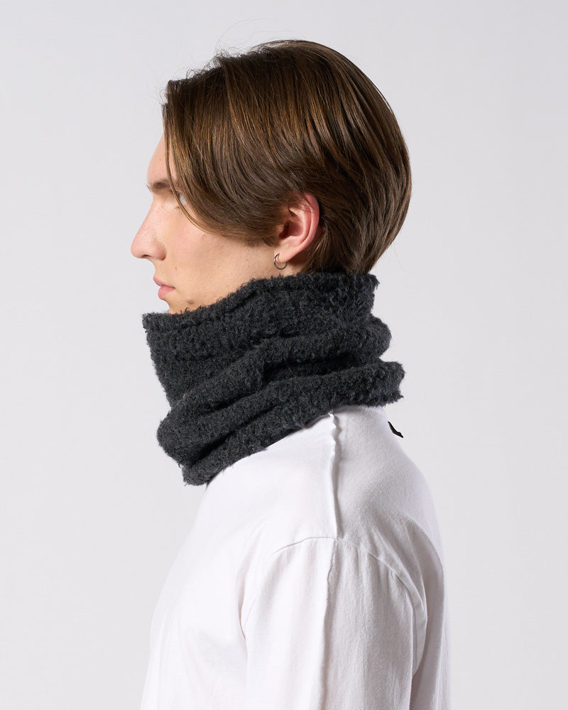 fancy yarn knit snood