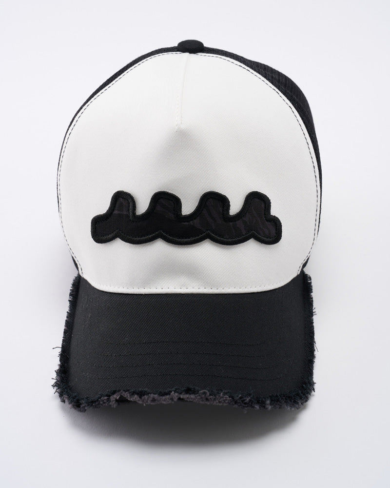 【muta × wjk】wave cut-off mesh cap