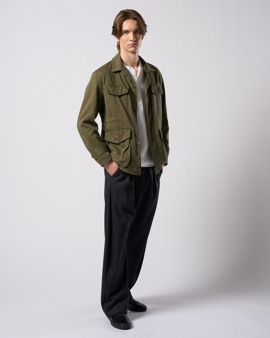 sulfur dyed M47 shirt jacket
