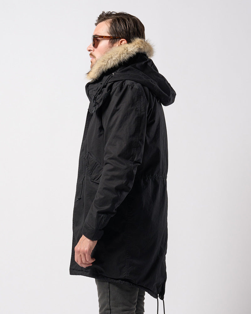 【最高級】WJKW ☆M65  ラクーンファー付き★ミリタリージャケット M65 fishtail parka – wjk online store