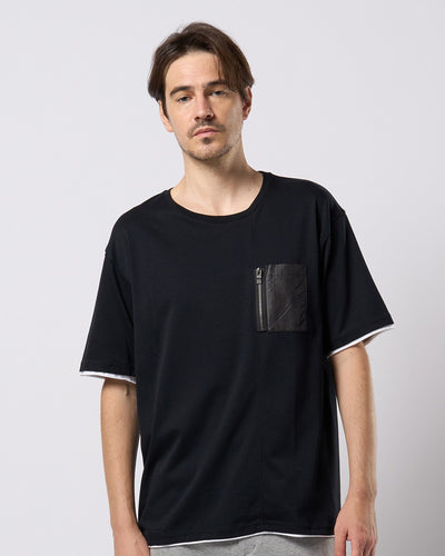 cool touch zip-pocket S/S