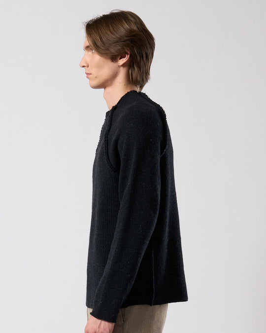 lomond×powder line high-neck knit