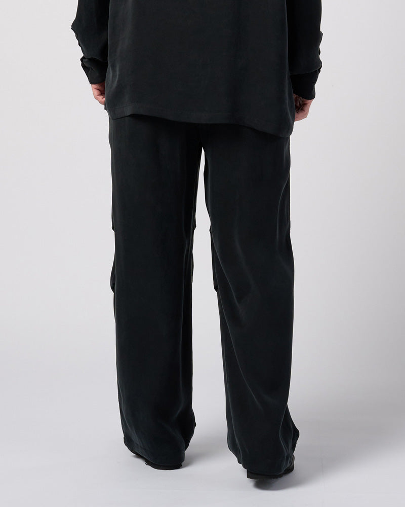 cupro vintage knee tuck easy pants