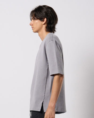 quarter-knit key neck H/S