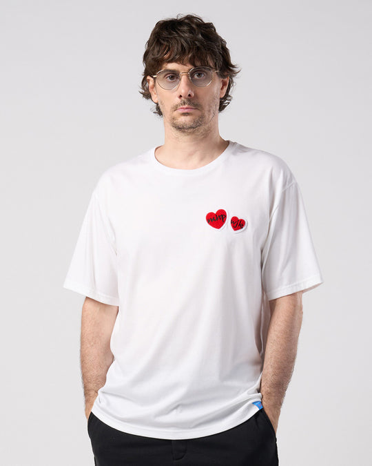 【Maison Honoré Paris × wjk】2-heart patch cool touch S/S