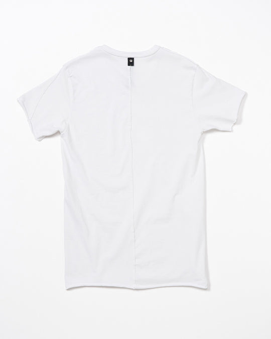 cut-off crew-neck S/S