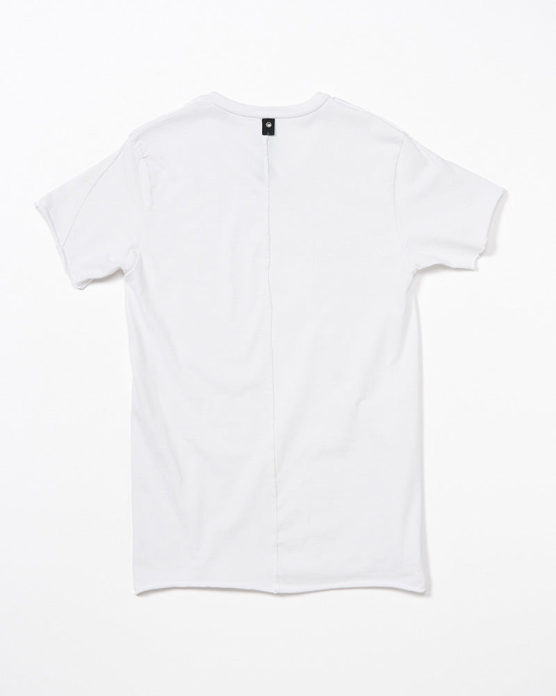 cut-off crew-neck S/S