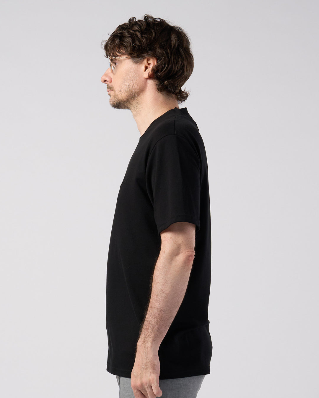 luxury cotton high back neck S/S