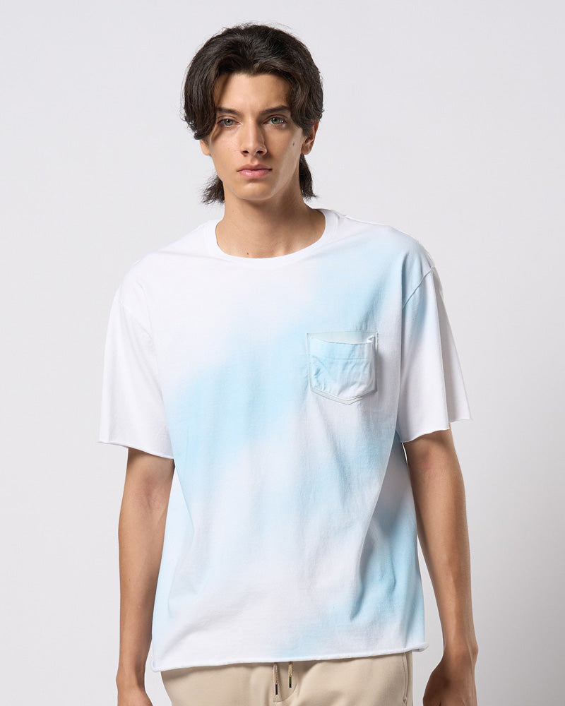 spray dye leather pocket-T