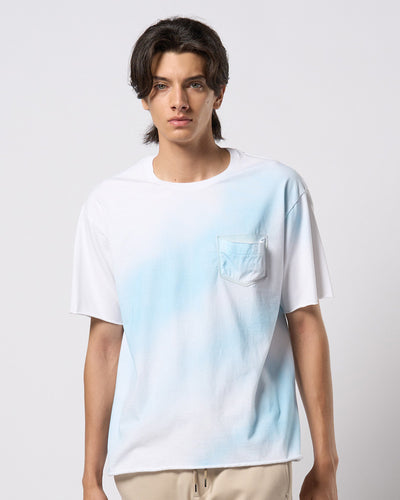 spray dye leather pocket-T