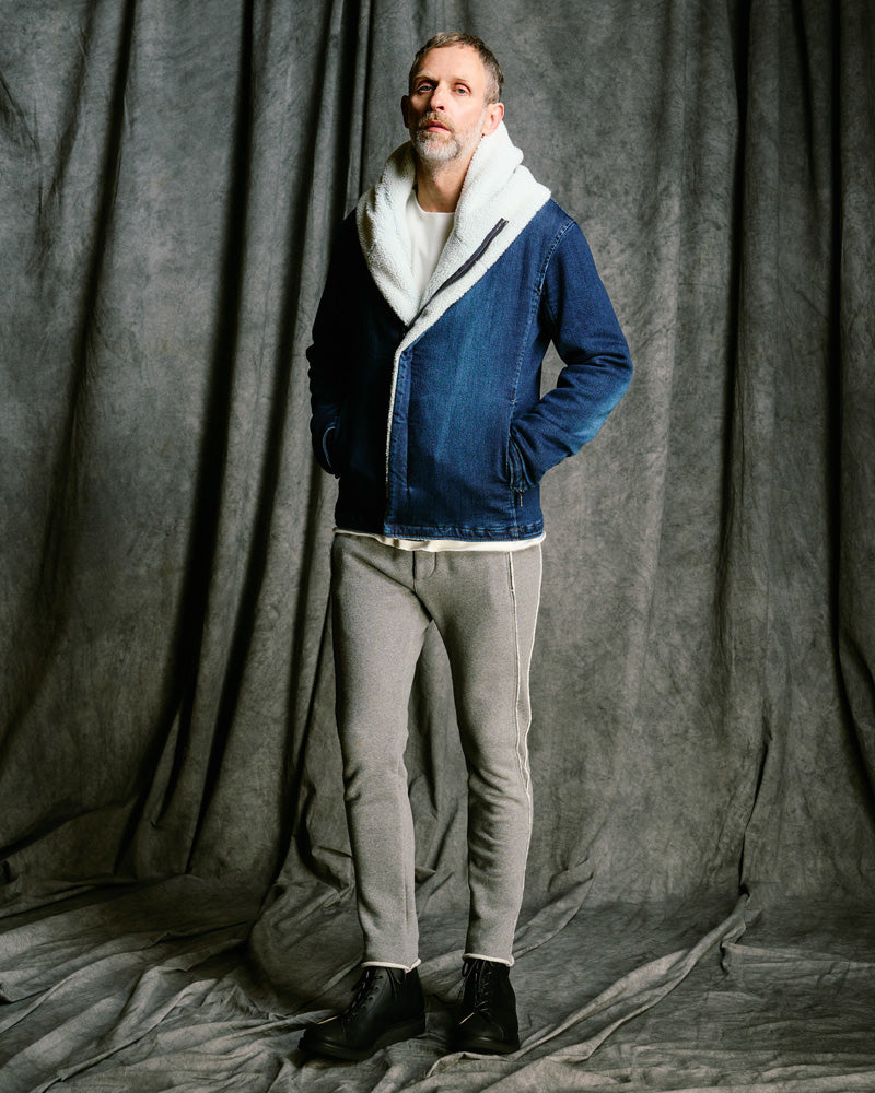 denim jersey hooded riders