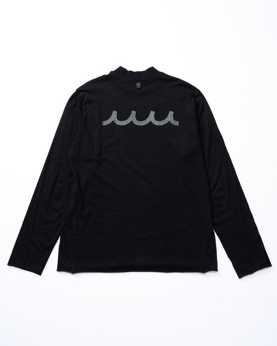 【muta × wjk】cut-off mock-neck L/S(printed)