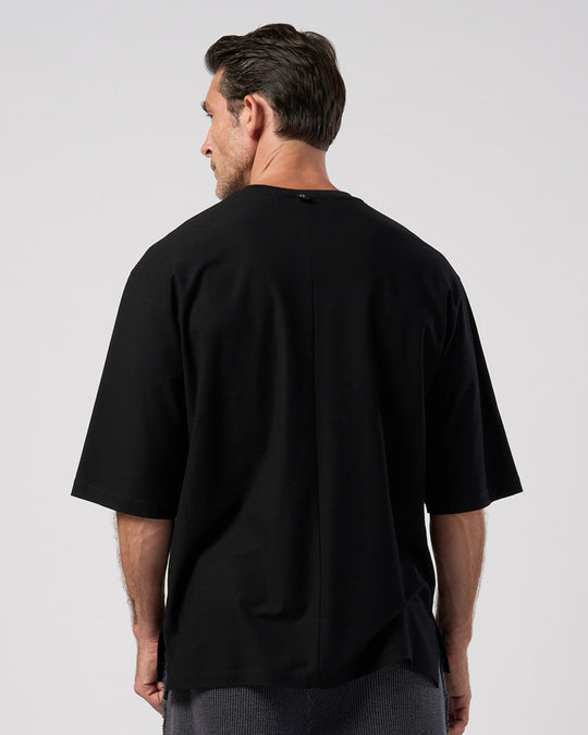 contrast pocket pull-over