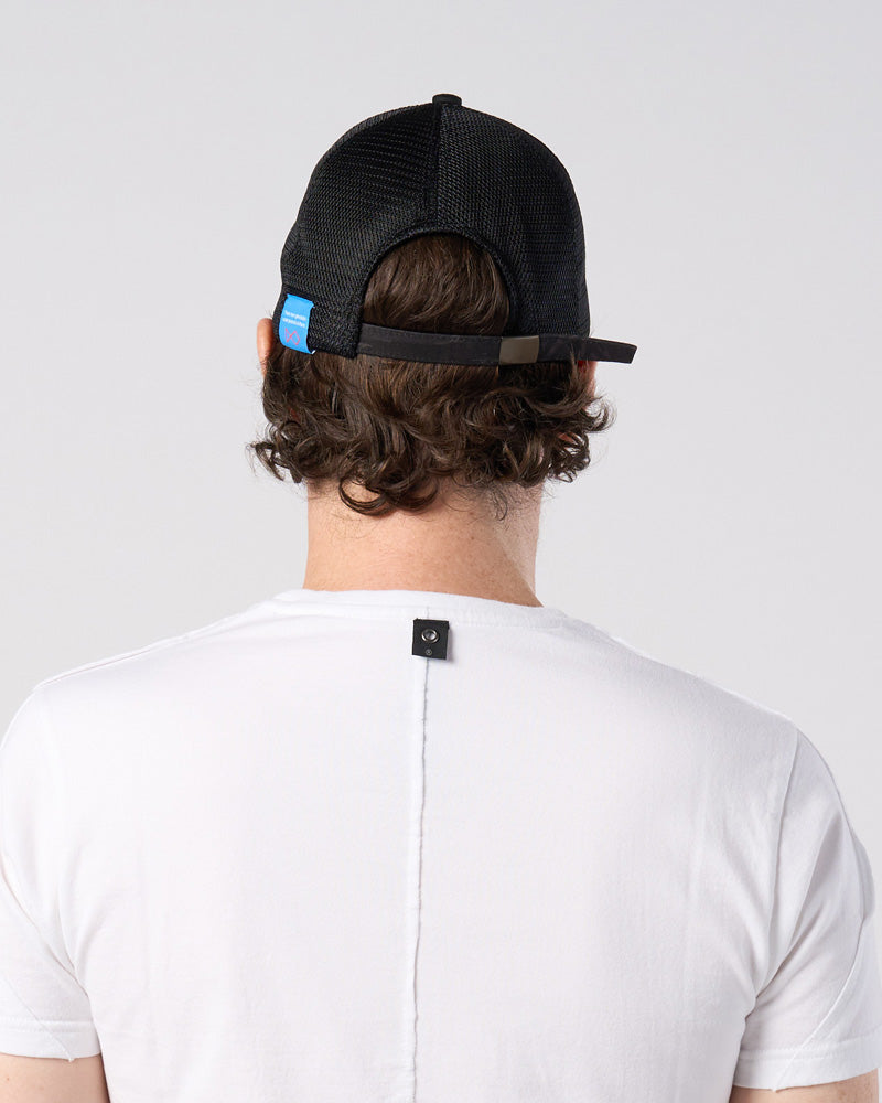 【Maison Honoré Paris × wjk】2-heart patch cut-off mesh cap